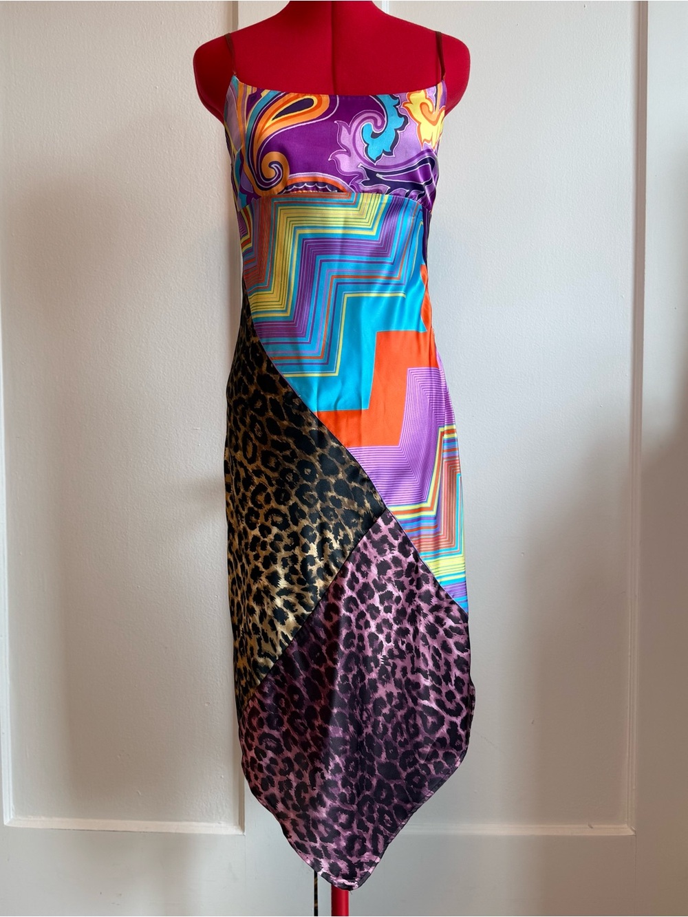 Necessary Objects Vintage Print Dress